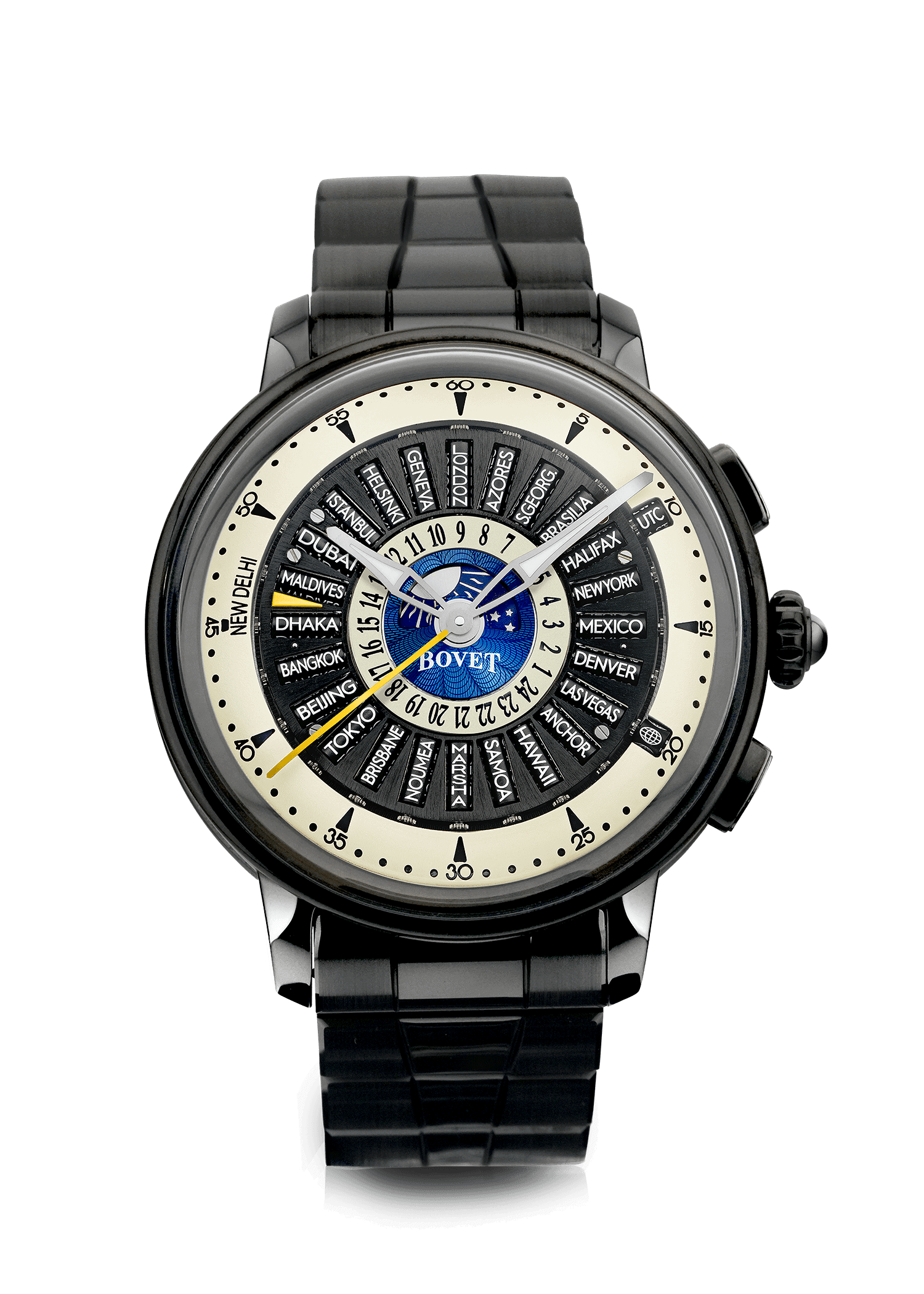 Luxurious Bovet timepiece from the Dimier - The Récital 30 collection, showcasing intricate craftsma.